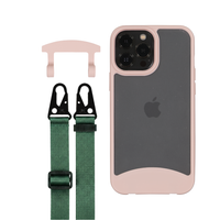 iPhone 12 and 12 Pro FROSTED ROSÉ PINK CASE + STRAP