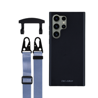 Samsung S25 Ultra MIDNIGHT BLACK CASE + STRAP