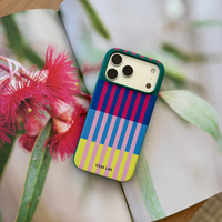 LAKE GREEN MULTI STRIPE PHONE CASE