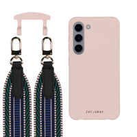 Samsung S23 ROSÉ PINK CASE + PATTERNED STRAP