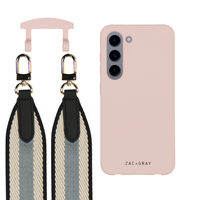 Samsung S23 ROSÉ PINK CASE + PATTERNED STRAP