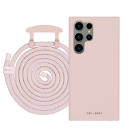 Samsung S25 Ultra ROSÉ PINK CASE + CORD