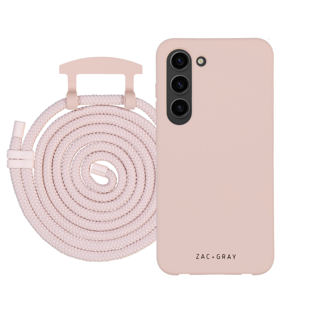 Samsung S23 Plus ROSÉ PINK CASE + CORD