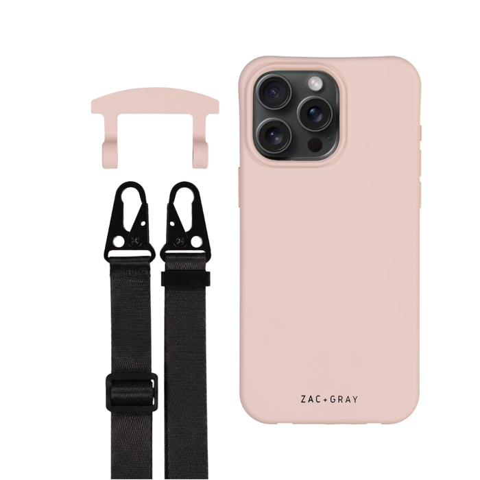 iPhone 6 / 6s / 7 / 8 / SE (2020 & 2022) ROSÉ PINK CASE + STRAP