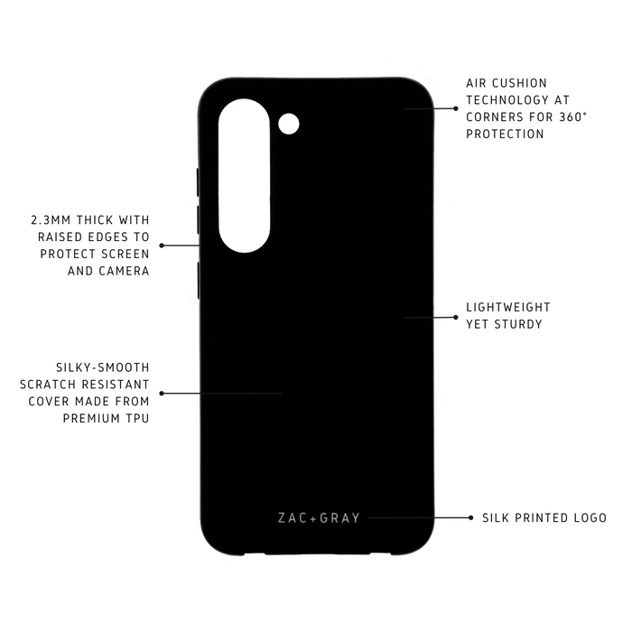 Samsung S23 Plus MIDNIGHT BLACK CASE