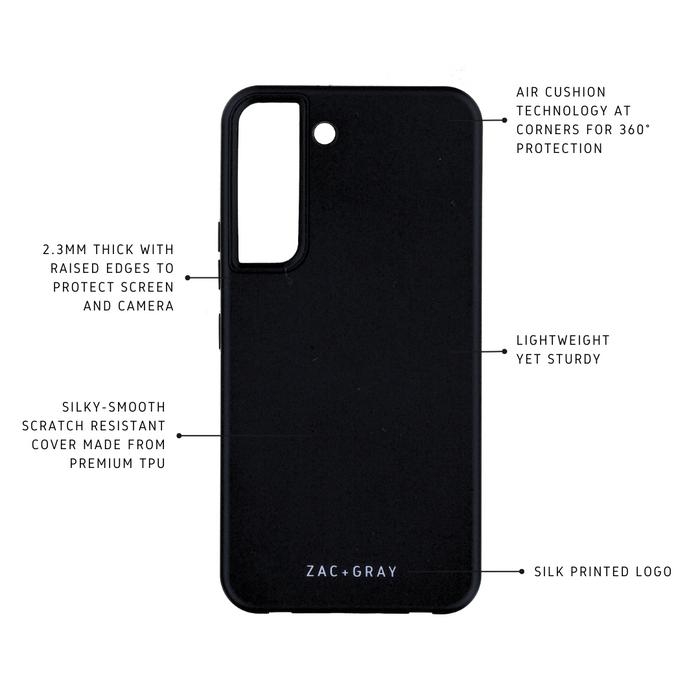 Samsung S22 MIDNIGHT BLACK CASE
