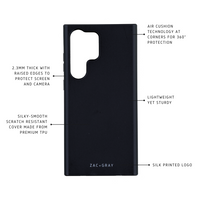 Samsung S24 Ultra MIDNIGHT BLACK CASE