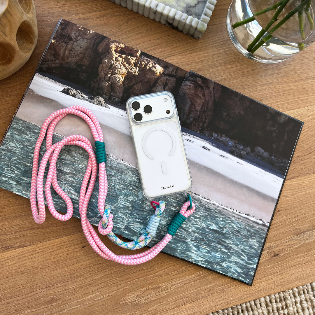 LAGOON BLOOM KNOTTED CORD + RINGS