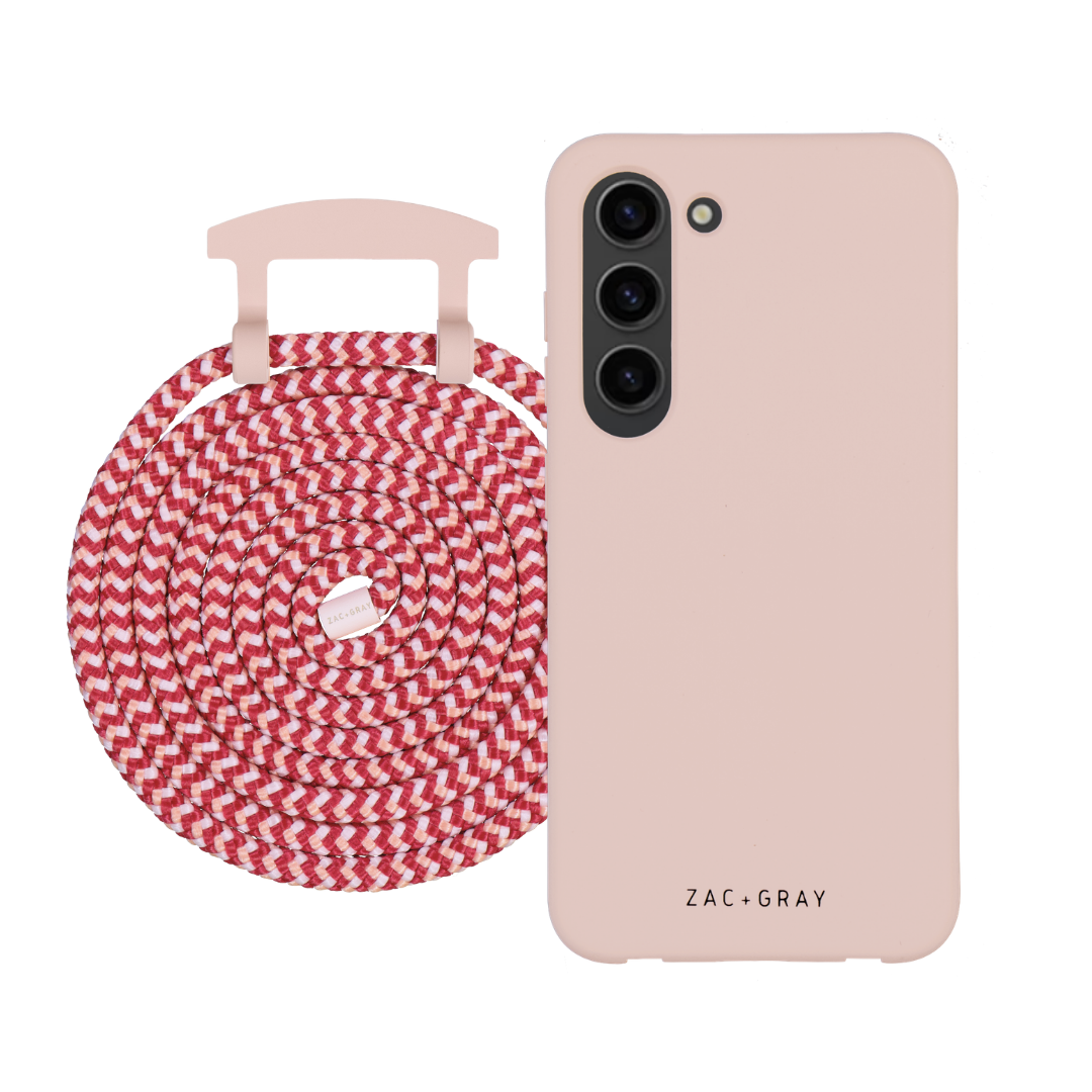 Samsung S23 Plus ROSÉ PINK CASE + CORD