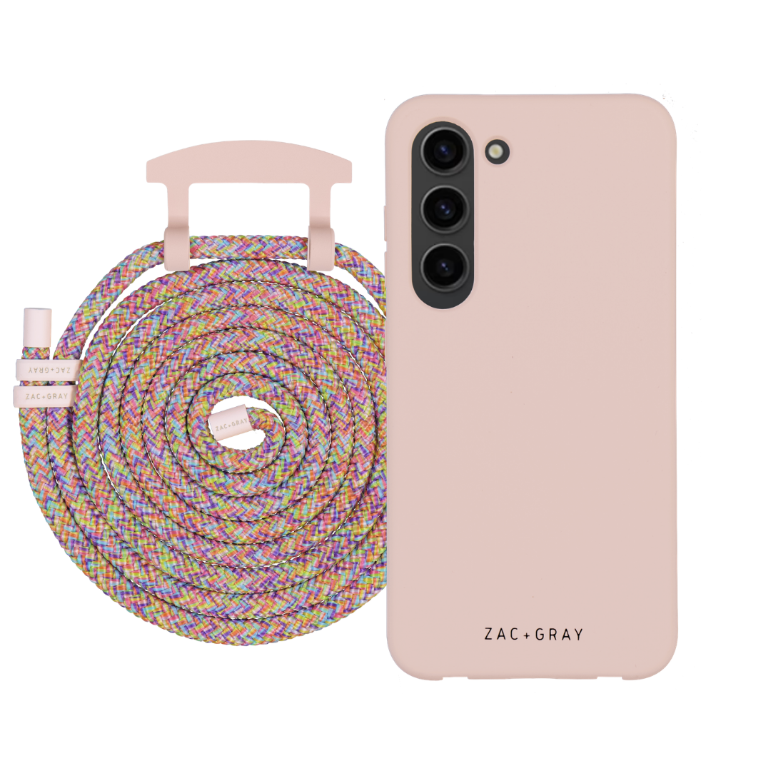 Samsung S23 Plus ROSÉ PINK CASE + CORD