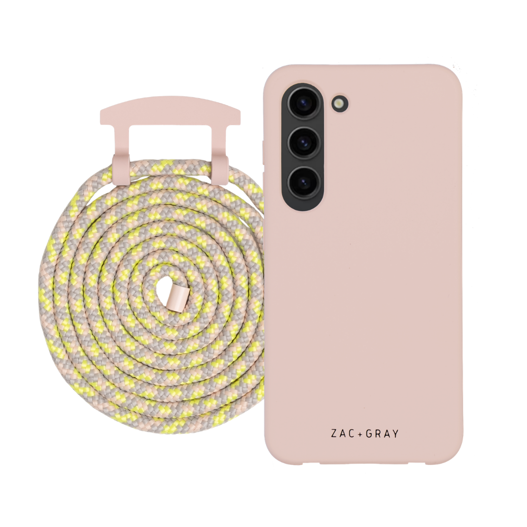 Samsung S23 Plus ROSÉ PINK CASE + CORD