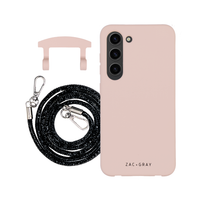 Samsung S24 Plus ROSÉ PINK CASE + CRYSTAL CORD