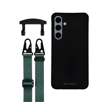Samsung S24 MIDNIGHT BLACK CASE + STRAP