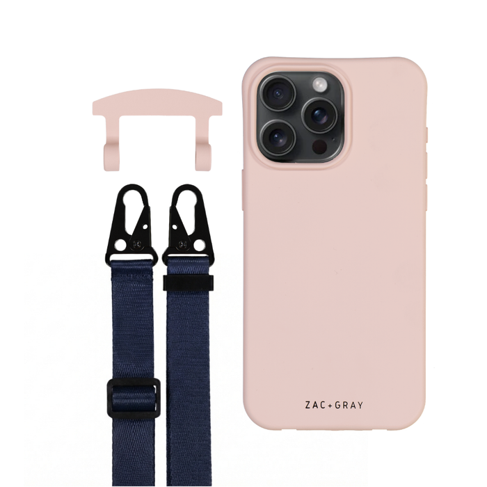iPhone 6 / 6s / 7 / 8 / SE (2020 & 2022) ROSÉ PINK CASE + STRAP