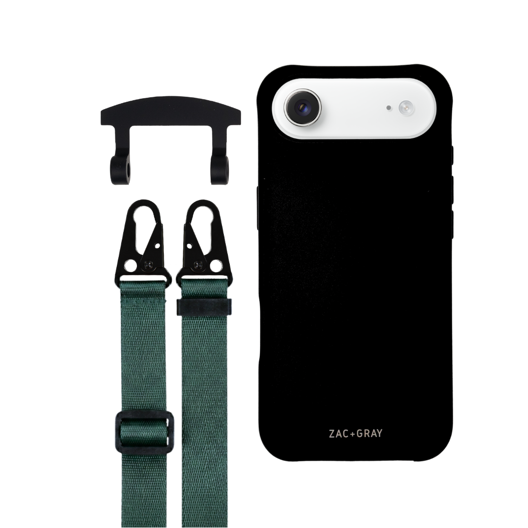 iPhone 17 Air MIDNIGHT BLACK CASE + STRAP