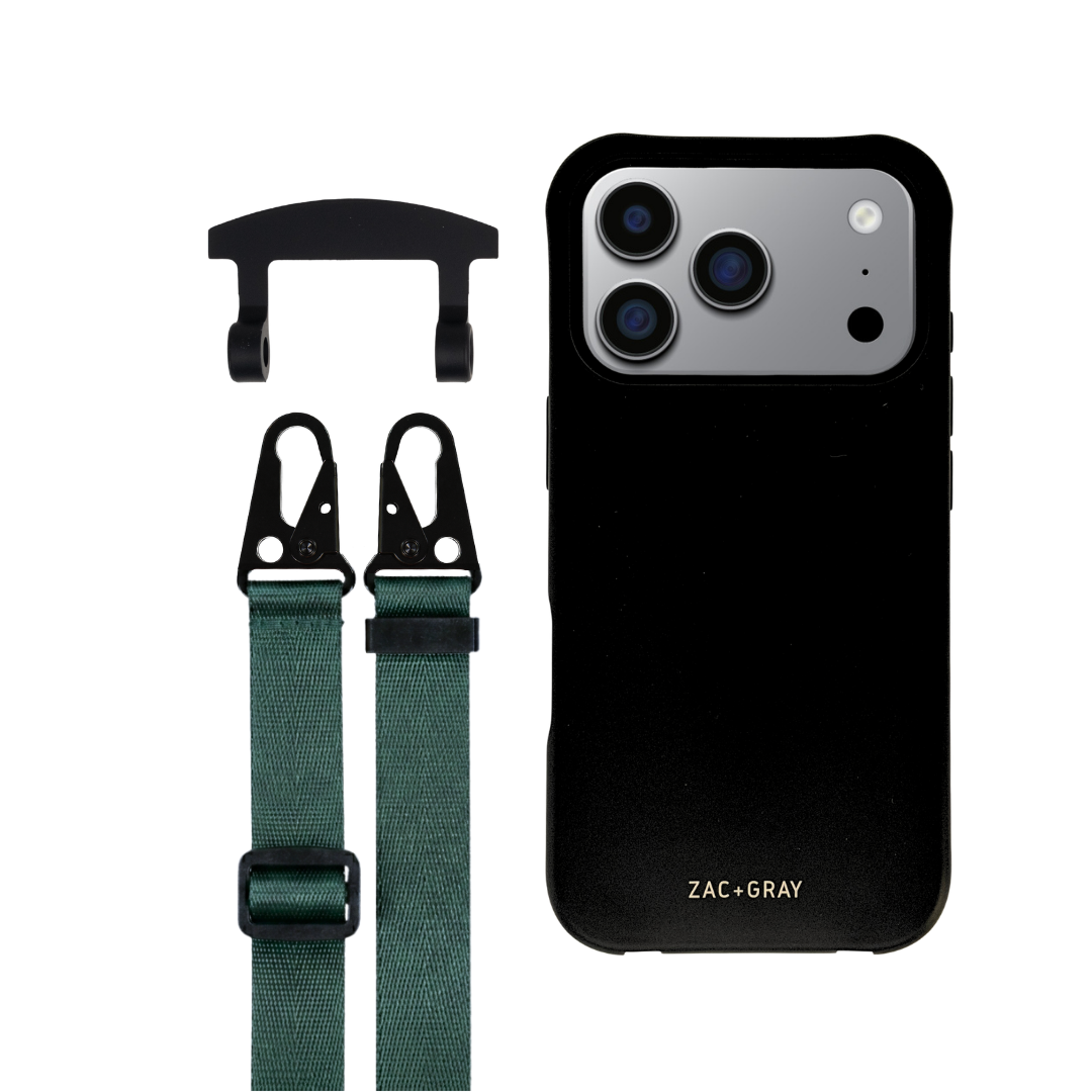 iPhone 17 Pro MIDNIGHT BLACK CASE + STRAP