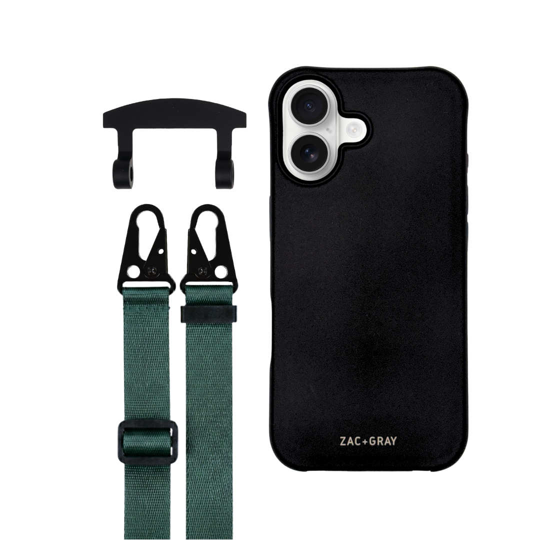 iPhone 17 MIDNIGHT BLACK CASE + STRAP