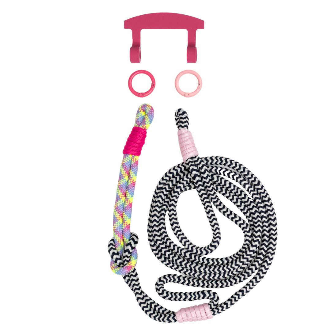 ELECTRIC BLOOM KNOTTED CORD + HOOK