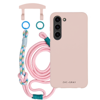 Samsung S24 Plus ROSÉ PINK CASE + KNOTTED CORD