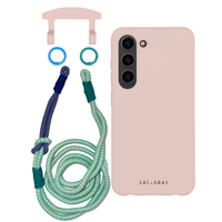 Samsung S24 Plus ROSÉ PINK CASE + KNOTTED CORD