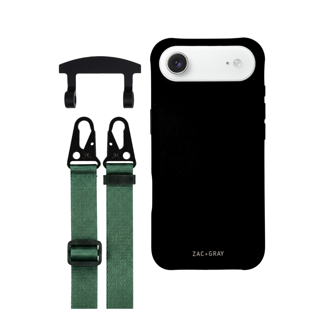 iPhone 17 Air MIDNIGHT BLACK CASE + STRAP