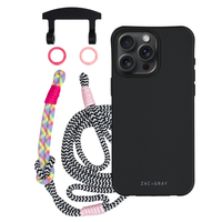 iPhone 17 Pro Max MIDNIGHT BLACK CASE + KNOTTED CORD