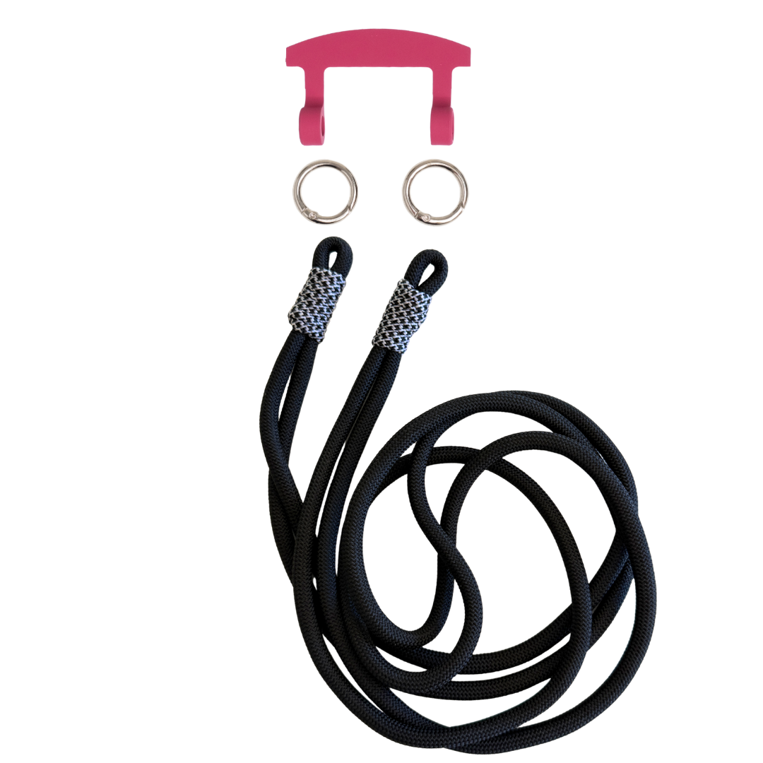 MIDNIGHT BLOOM KNOTTED CORD + HOOK