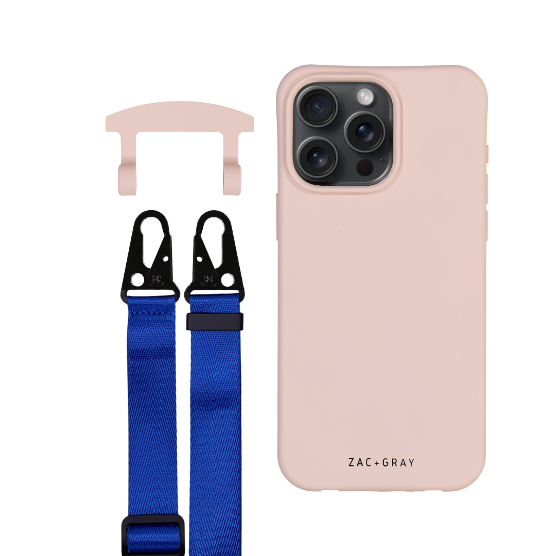 iPhone 6 Plus / 6s Plus / 7 Plus / 8 Plus ROSÉ PINK CASE + STRAP