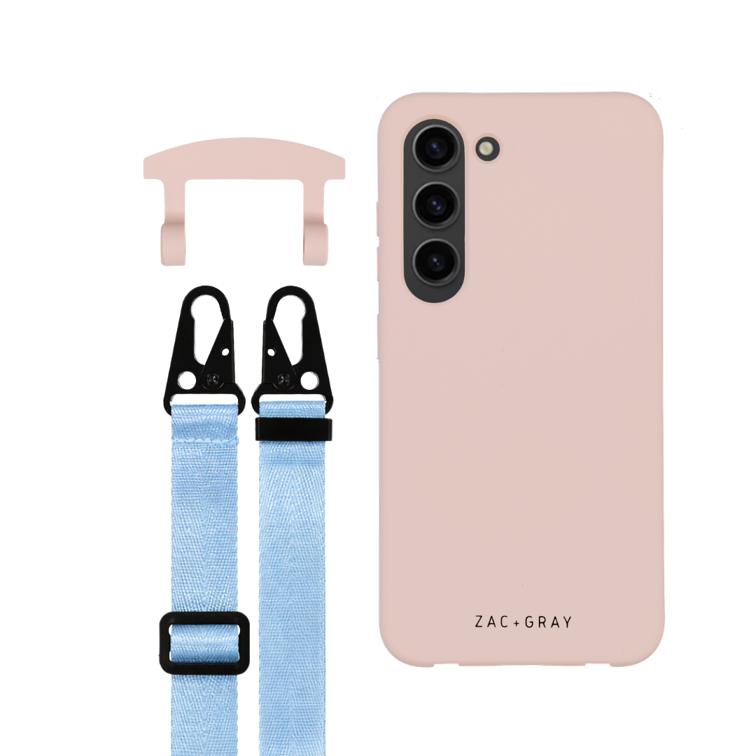 Samsung S23 Plus ROSÉ PINK CASE + STRAP