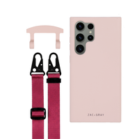 Samsung S25 Ultra ROSÉ PINK CASE + STRAP