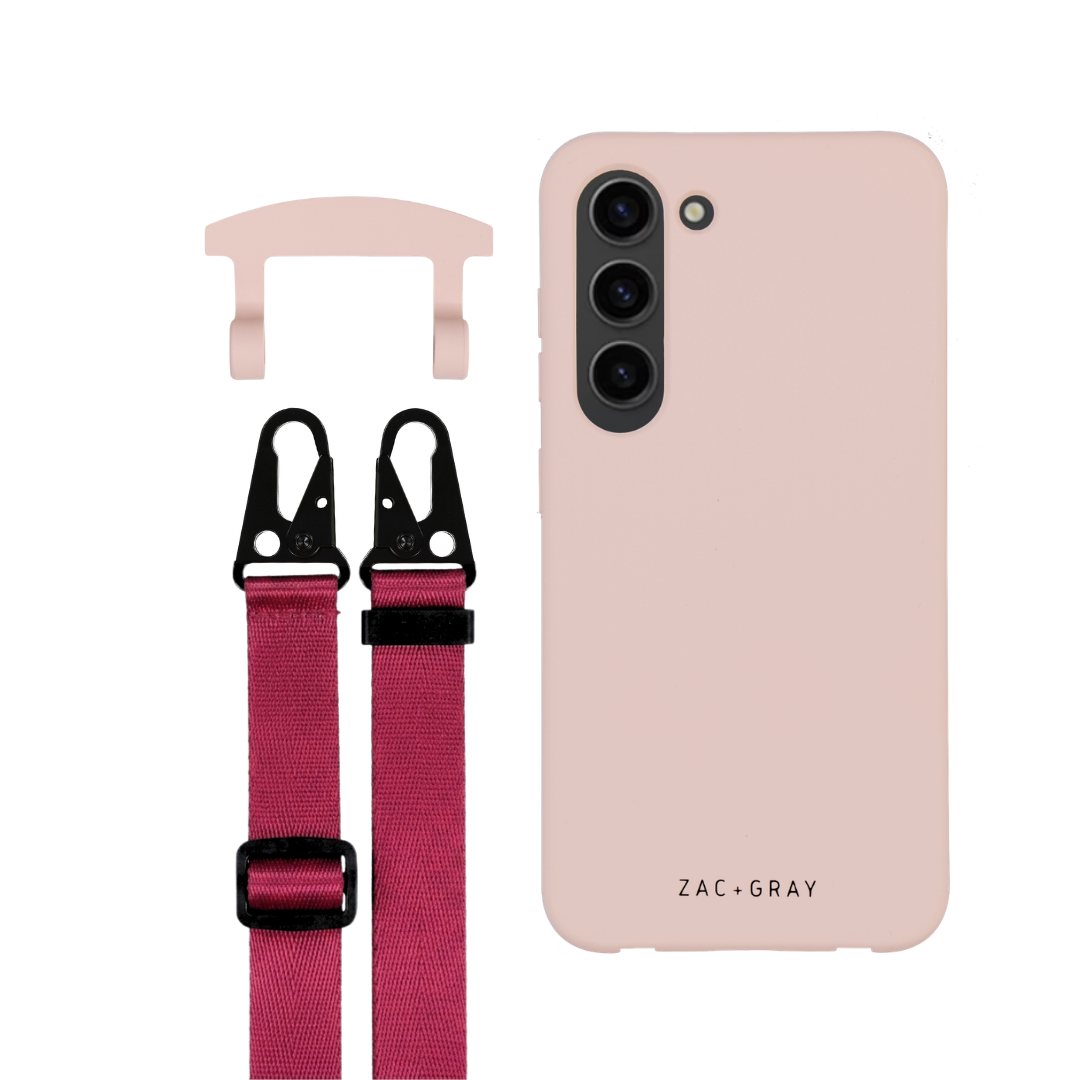 Samsung S23 Plus ROSÉ PINK CASE + STRAP