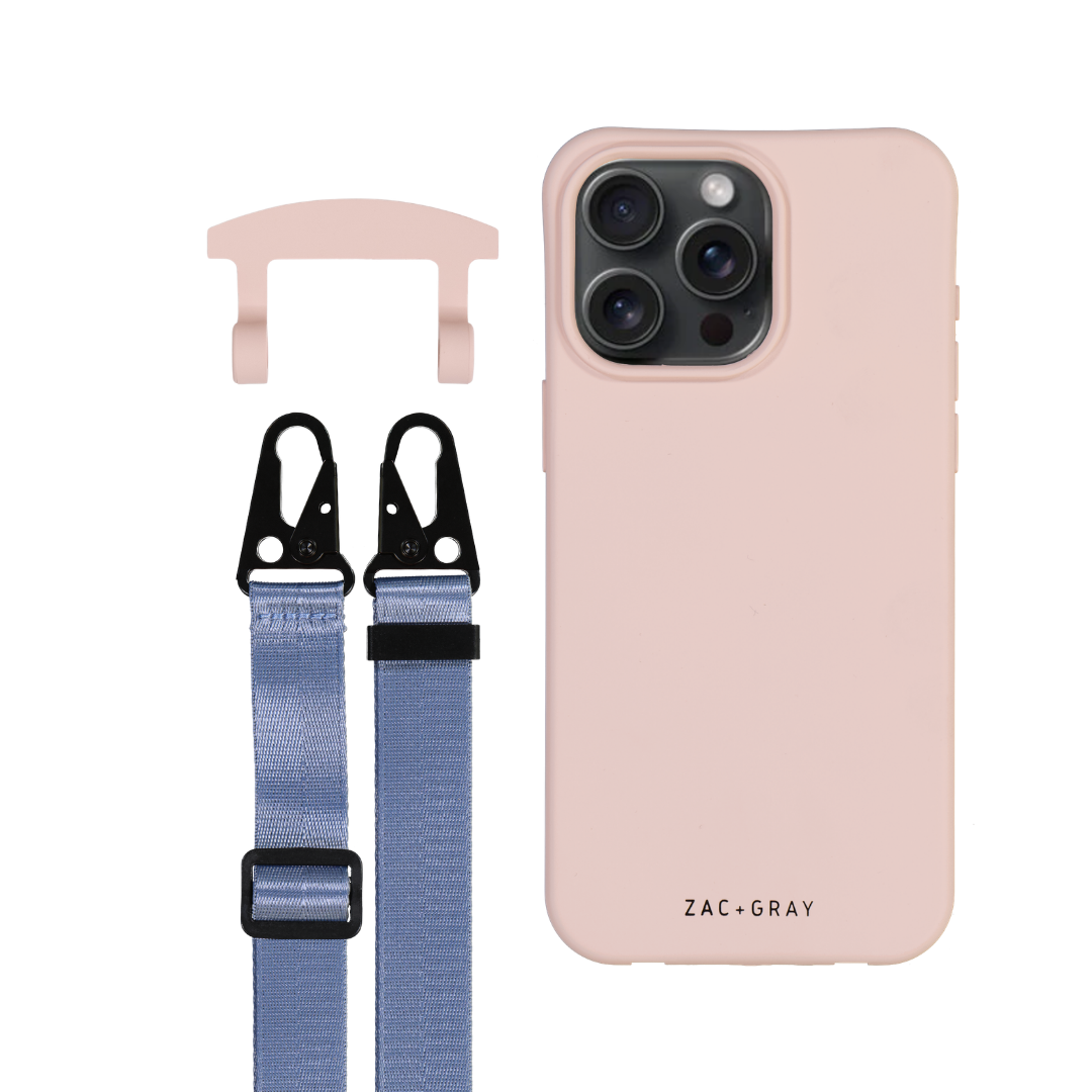iPhone 6 Plus / 6s Plus / 7 Plus / 8 Plus ROSÉ PINK CASE + STRAP