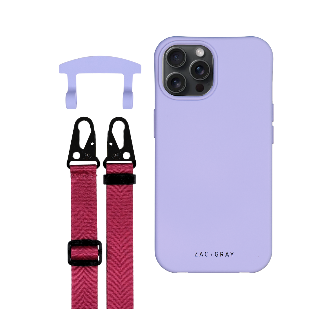 iPhone 15 Pro Max WISTERIA BLOOM CASE + STRAP
