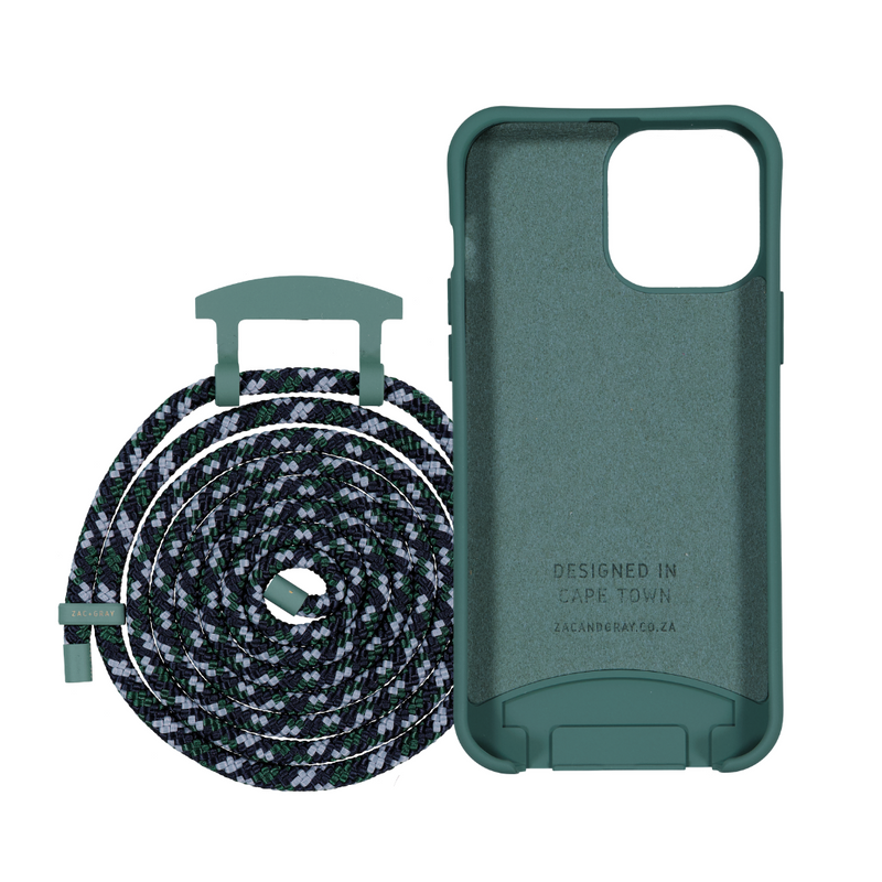 iPhone 13 mini TIDAL TEAL CASE + OCEAN CORD