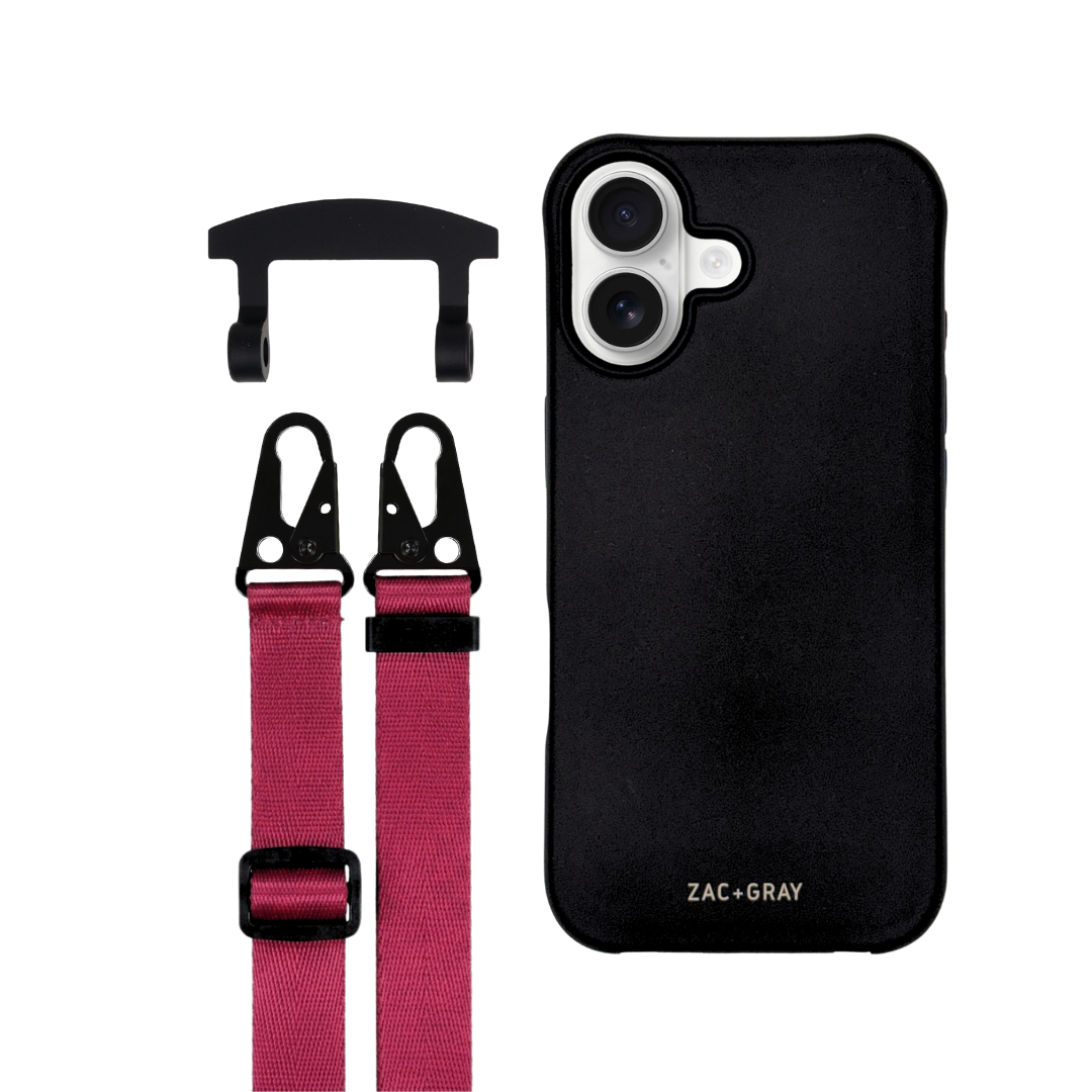 iPhone 17 MIDNIGHT BLACK CASE + STRAP