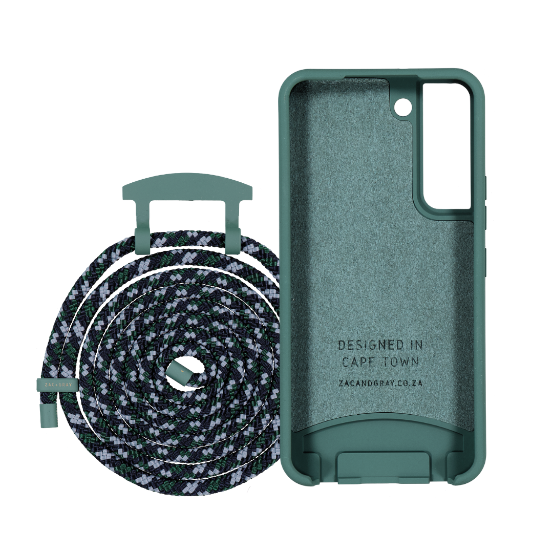 Samsung S22 Plus TIDAL TEAL CASE + OCEAN CORD