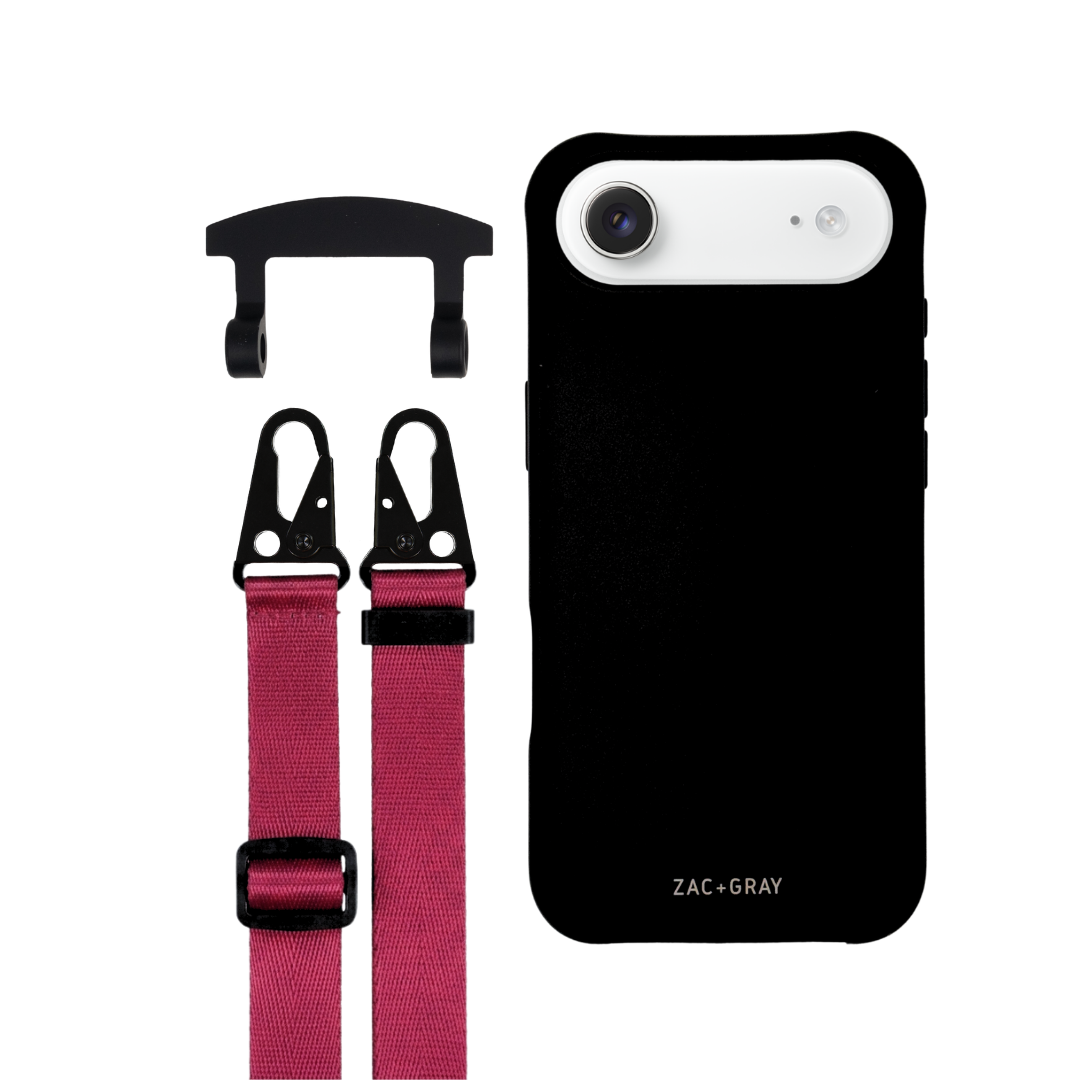 iPhone 17 Air MIDNIGHT BLACK CASE + STRAP