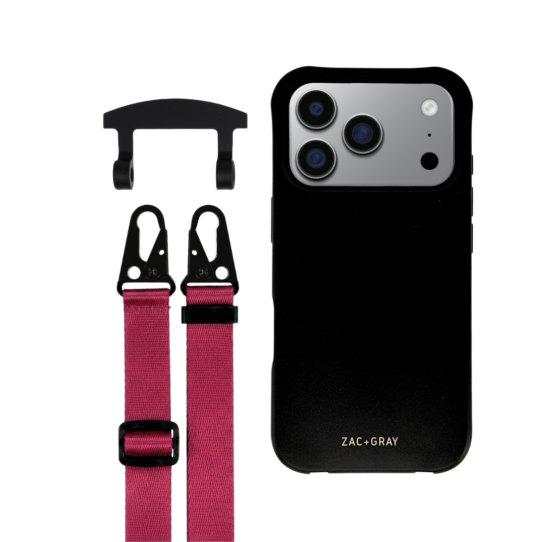 iPhone 17 Pro MIDNIGHT BLACK CASE + STRAP