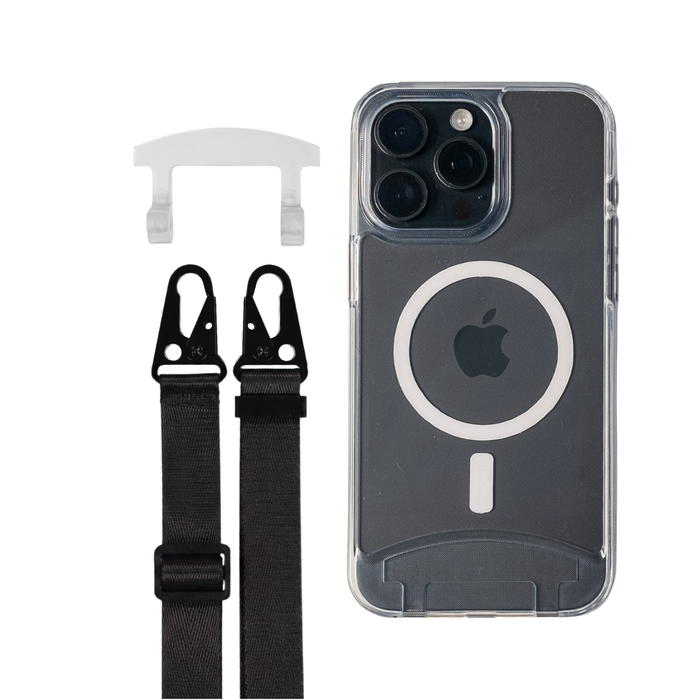 iPhone 14 Plus TRANSPARENT CASE + STRAP