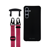 Samsung S24 MIDNIGHT BLACK CASE + STRAP