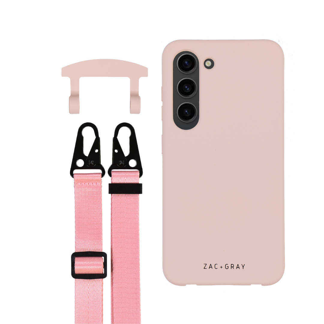 Samsung S23 Plus ROSÉ PINK CASE + STRAP