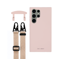 Samsung S25 Ultra ROSÉ PINK CASE + STRAP