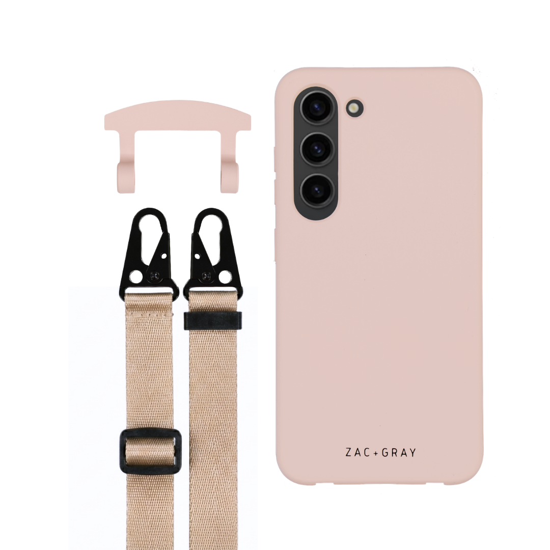Samsung S23 Plus ROSÉ PINK CASE + STRAP