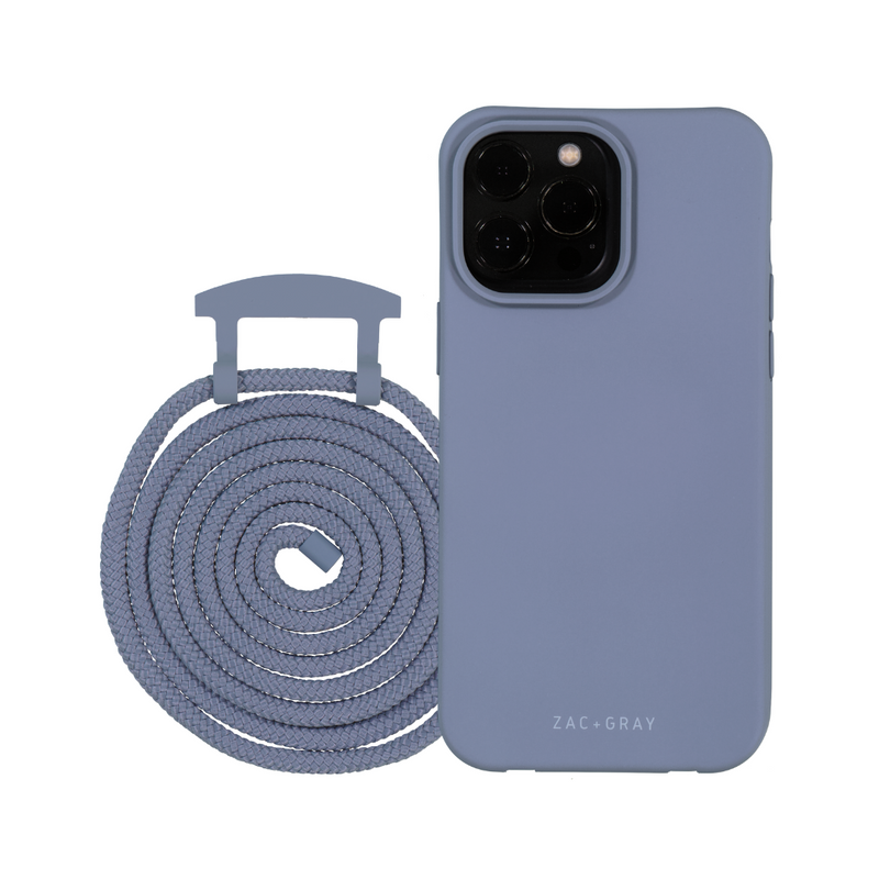 iPhone 15 Plus BLUE FOG CASE + CORD - MAGSAFE