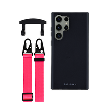 Samsung S25 Ultra MIDNIGHT BLACK CASE + STRAP