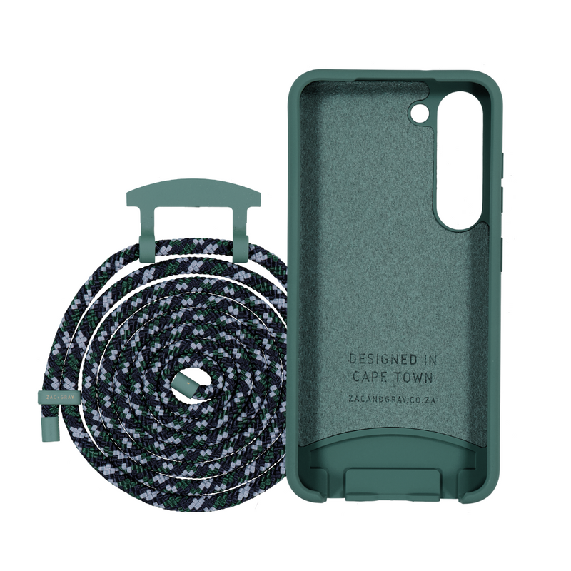 Samsung S23 Plus TIDAL TEAL CASE + OCEAN CORD