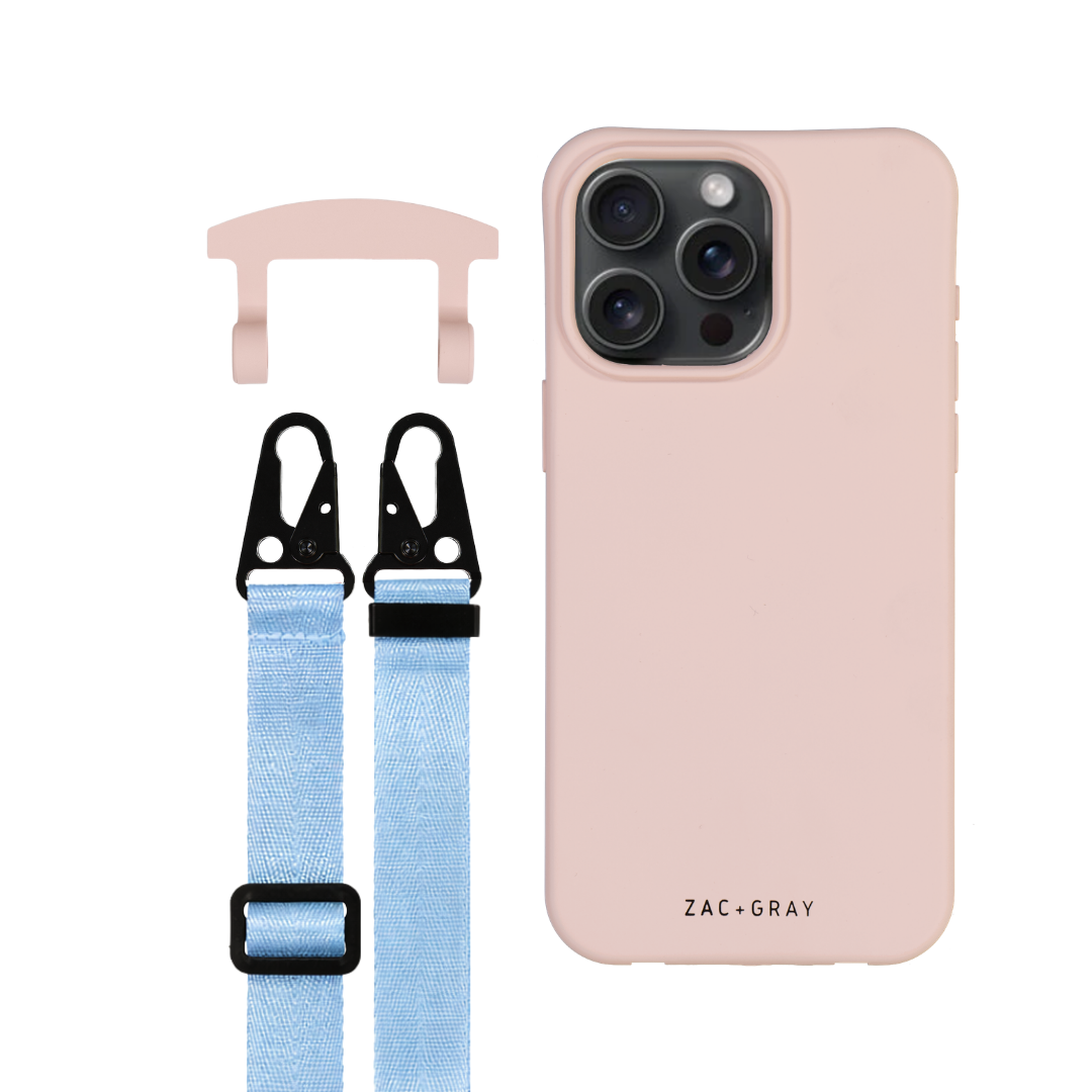 iPhone 6 Plus / 6s Plus / 7 Plus / 8 Plus ROSÉ PINK CASE + STRAP