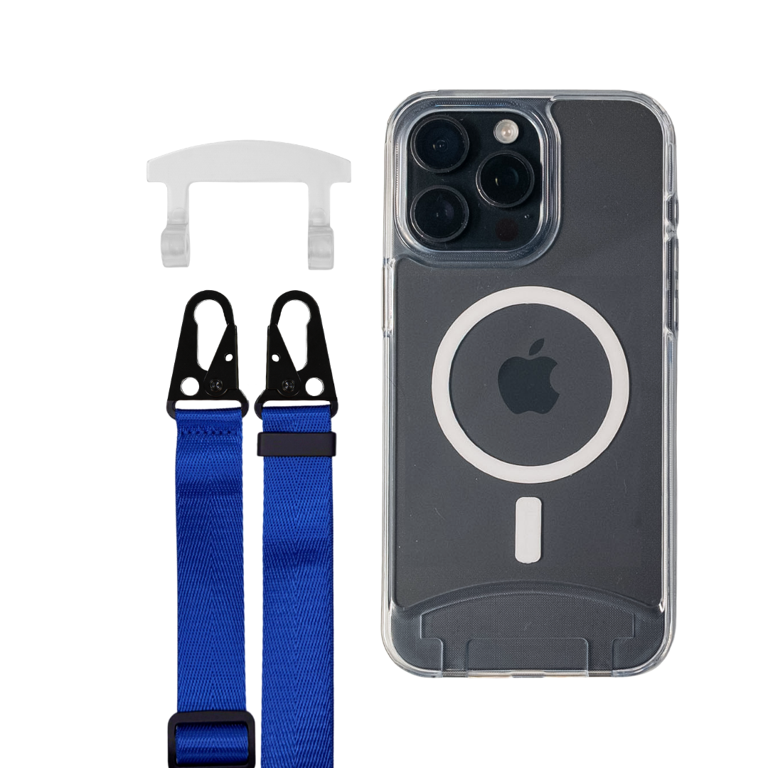 iPhone 16 Plus TRANSPARENT CASE + STRAP