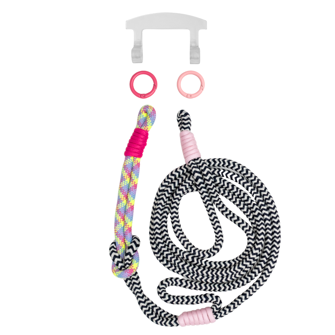 ELECTRIC BLOOM KNOTTED CORD + HOOK