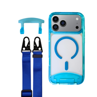 iPhone 17 Pro AQUAMARINE TRANSPARENT CASE + STRAP